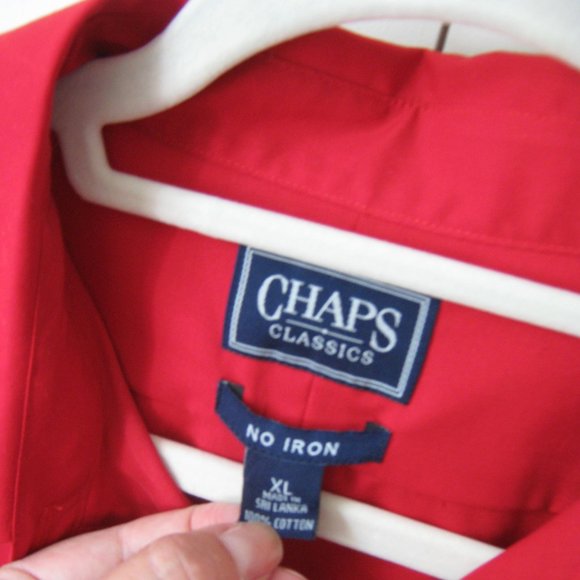 Red Chaps No Iron Blouse - Picture 3 of 4
